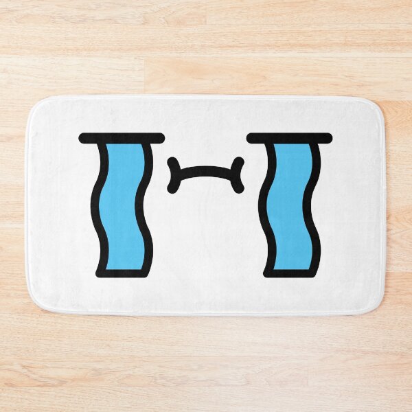 Item preview, Cute kawaii sad crying face designed and sold by BlushyPrint.