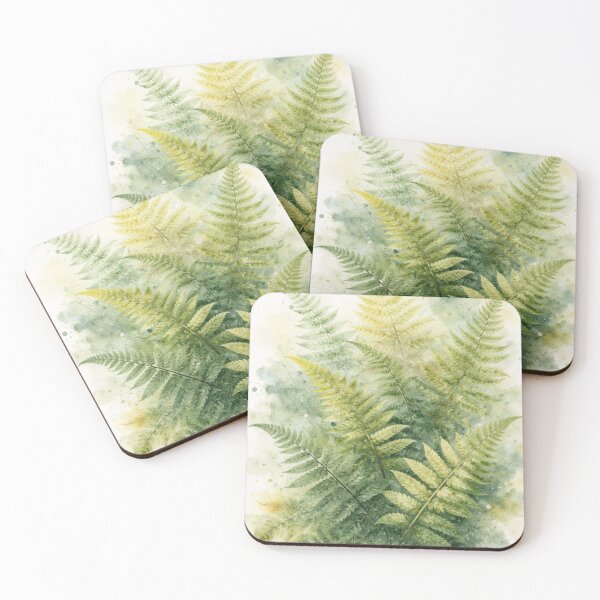 Item preview, Soft Floral Watercolor Fern Leaves - Botanical Greenery Nature Art designed and sold by Darlin8888.