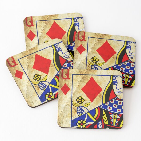 Item preview, Vintage Queen of Diamonds Playing Card designed and sold by Kiddygifts.