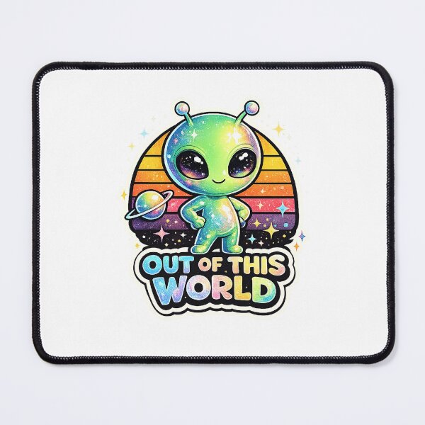 Item preview, Out Of This World Cute Alien designed and sold by RetroPop23.
