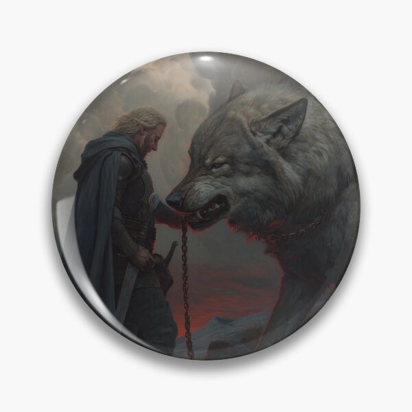 Item preview, Tyr and Fenrir designed and sold by NordicDreams.