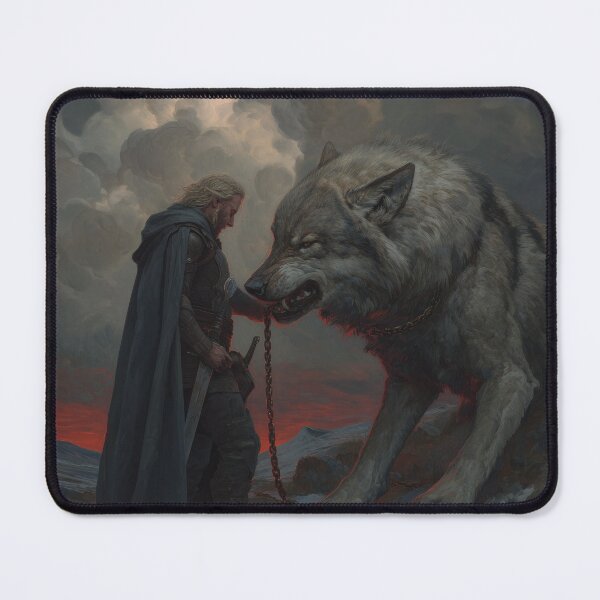 Item preview, Tyr and Fenrir designed and sold by NordicDreams.