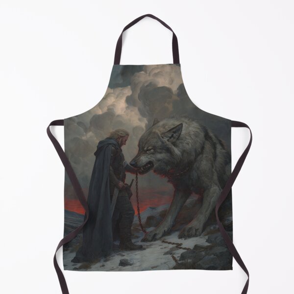 Item preview, Tyr and Fenrir designed and sold by NordicDreams.