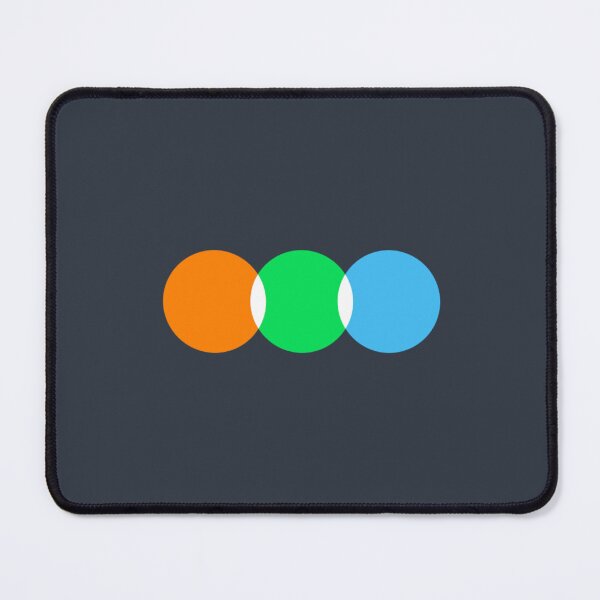 Item preview, letterboxd orange green and blue circles designed and sold by CoolKittyCat8.