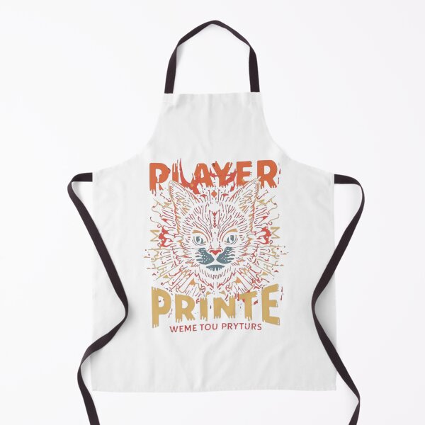 Item preview, Player Printe – Vibrant Cat Illustration designed and sold by Joyfulfabric.