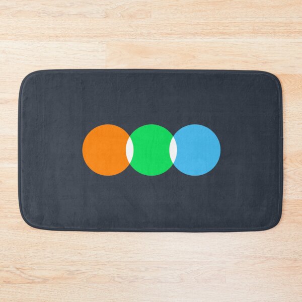 Item preview, letterboxd orange green and blue circles  designed and sold by CoolKittyCat8.