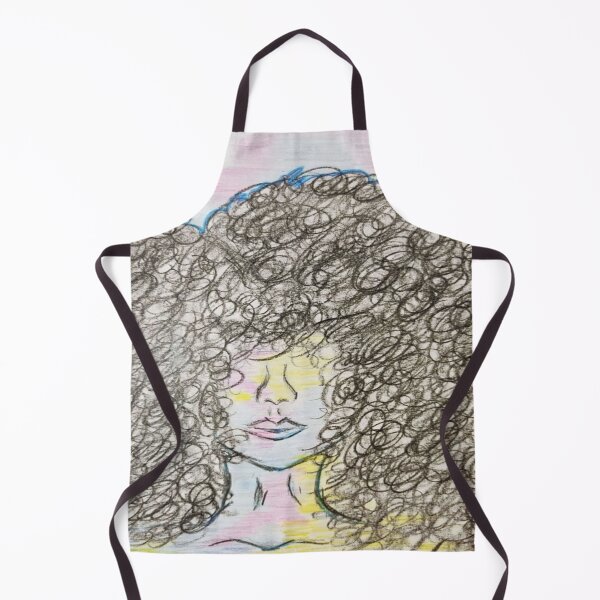 Item preview, Natural Beauty – Curly Hair Woman designed and sold by Geometry Art.
