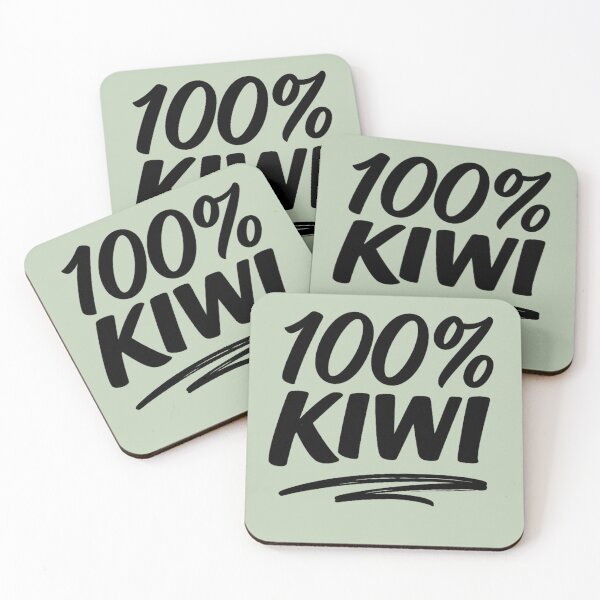 Item preview, 100% Kiwi New Zealand Pride Typography Graphic designed and sold by kornkobart.