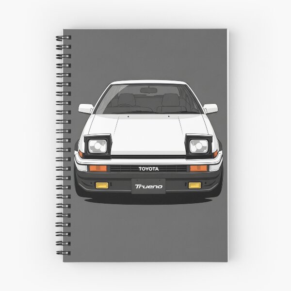 Item preview, Toyota AE86 Trueno Front View Classic JDM Drift Car Minimalist Illustration designed and sold by Motorline44.