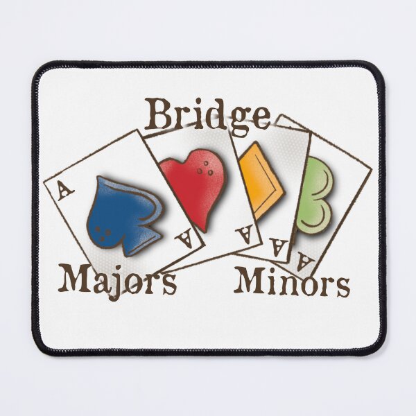 Item preview, Bridge Card Game, Majors Minors, cartoon, designed and sold by DebbieJoyArt.