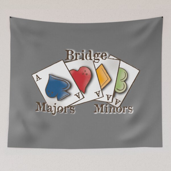 Item preview, Bridge Card Game, Majors Minors, cartoon,  designed and sold by DebbieJoyArt.