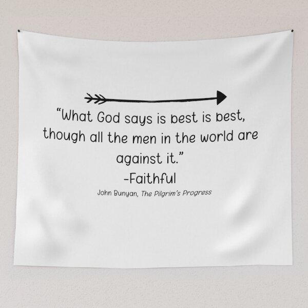 Item preview, Pilgrim Progress Quote designed and sold by Willow & Grace Designs.