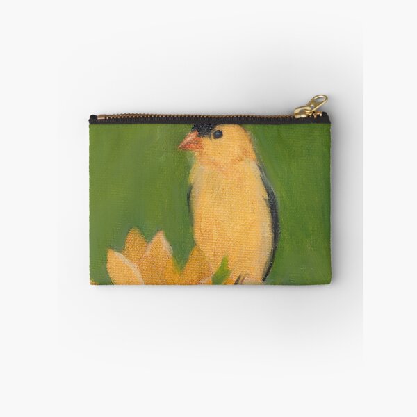Item preview, Goldfinch in the Sunflowers designed and sold by Cornflowersart.