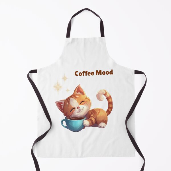 Item preview, Cute Coffee Cat Coffee Mood Kawaii Cat Lover Design designed and sold by INDEEDME.
