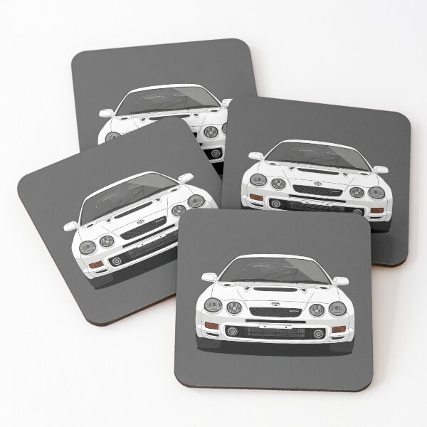 Item preview, Toyota Celica GT-Four Front View Classic JDM Rally Car Minimalist Illustration designed and sold by Motorline44.