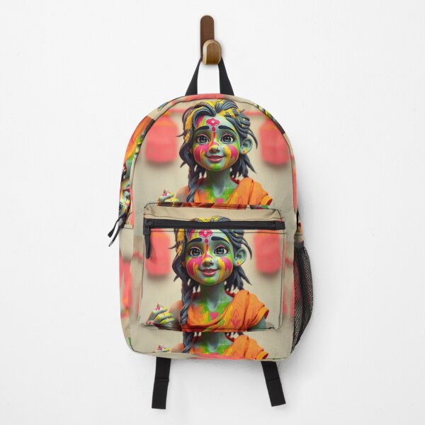 Item preview, Holi Child Fun Sticker   designed and sold by Teewave-Ashish.