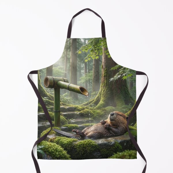 Item preview, Beaver Bathes in Shishi Odoshi Fountain designed and sold by Tridentulus.