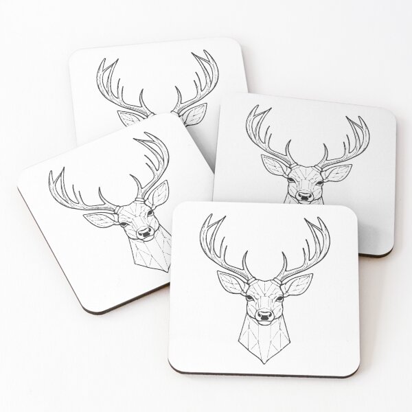 Item preview, Minimal Line Art Deer – Elegant Nature Aesthetic Design - 3 designed and sold by RELAX STATION.
