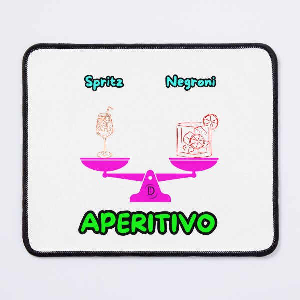 Item preview, Funny Italian Aperitivo - Spritz vs Negroni Cocktail Dilemma designed and sold by TheItaliandilemma.