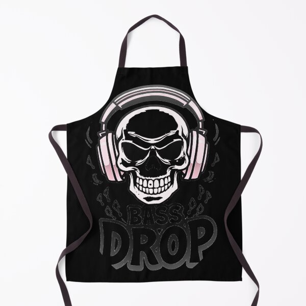 Item preview, Bass Drop skull wearing huge headphones 11 designed and sold by Neon G.