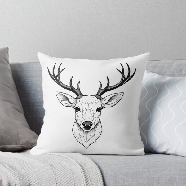 Item preview, Minimal Line Art Deer – Elegant Nature Aesthetic Design - 4 designed and sold by RELAX STATION.