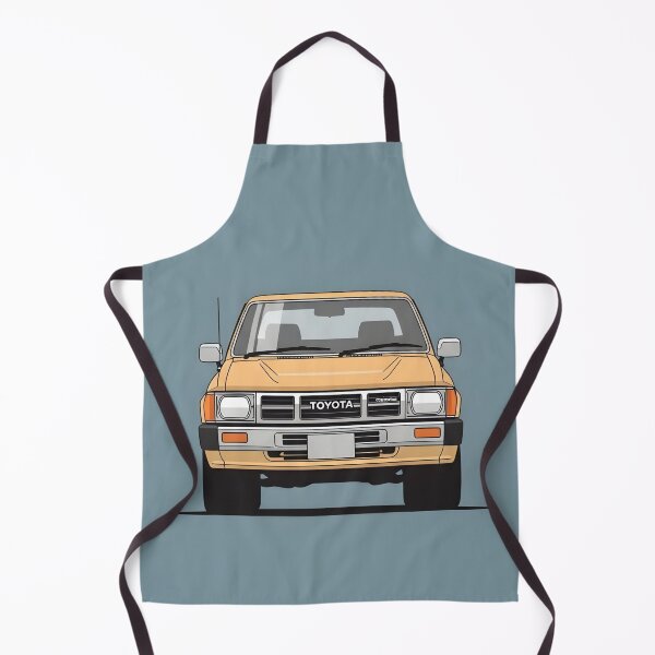 Item preview, Toyota Hilux 1985 Front View Classic Off-Road Pickup Minimalist Illustration designed and sold by Motorline44.