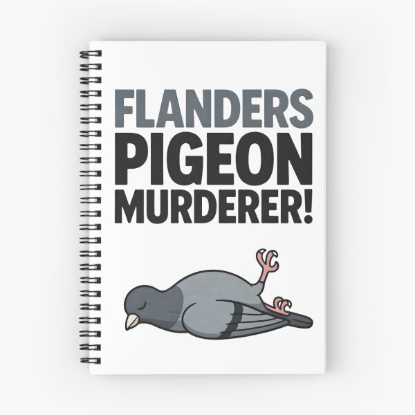 Item preview, Flanders Pigeon Murderer Funny Dark Humor designed and sold by TshirtsOnline-.