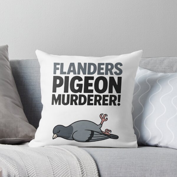 Item preview, Flanders Pigeon Murderer Funny Dark Humor designed and sold by TshirtsOnline-.