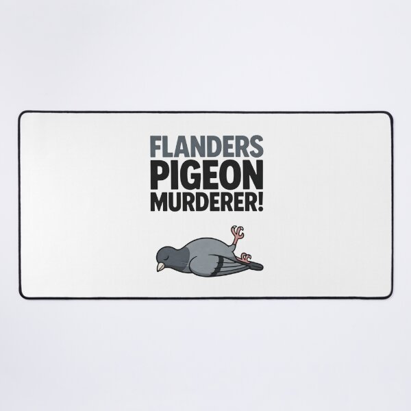 Item preview, Flanders Pigeon Murderer Funny Dark Humor designed and sold by TshirtsOnline-.
