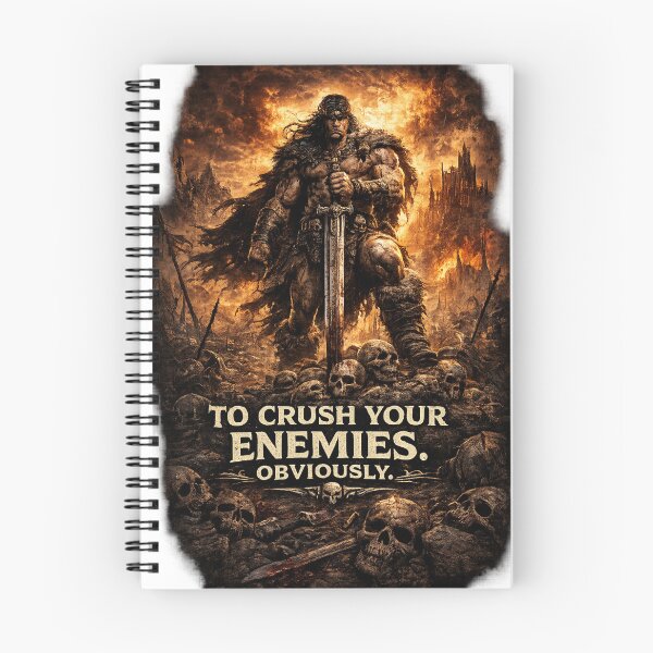 Item preview, To Crush Your Enemies. Obviously. – Barbarian Warlord Design designed and sold by VoidLaughs.