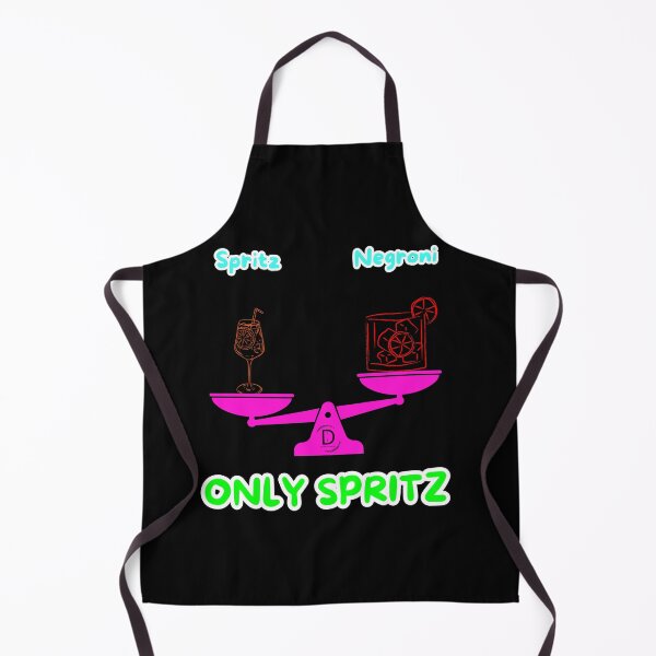 Item preview, Funny Italian Aperitivo - Spritz vs Negroni Cocktail Dilemma Black Version designed and sold by TheItaliandilemma.