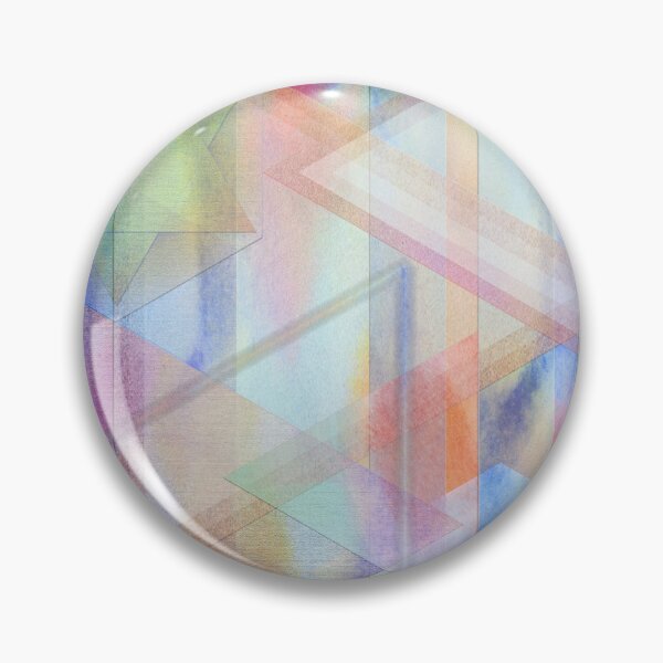 Item preview, Soft Spectrum Geometry Abstract Pastoral Moment (Rectangular Version) designed and sold by studiobprints.