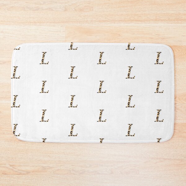 Item preview, Letter L with Leopard Pattern designed and sold by LilasStyle.