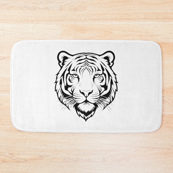 Item preview, Minimal Line Art Tiger – Elegant Nature Aesthetic Design - 3 designed and sold by RELAX STATION.