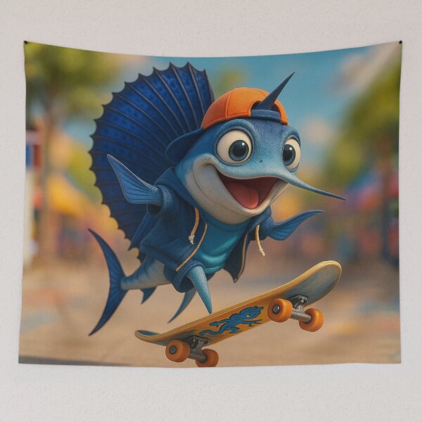 Item preview, Skater Sailfish  designed and sold by Sillytoe.