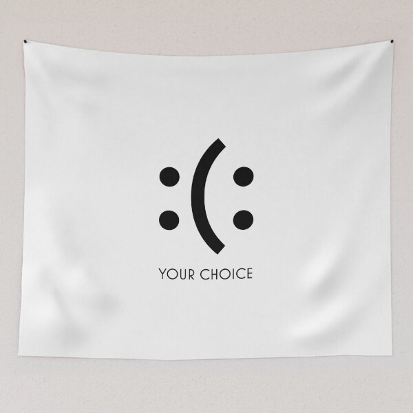 Item preview, SAD OR HAPPY? YOUR CHOICE :) designed and sold by Stobronka Studio.