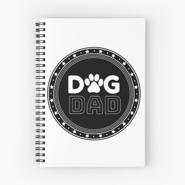 Item preview, Dog Dad Black Badge designed and sold by DogLoveArt.