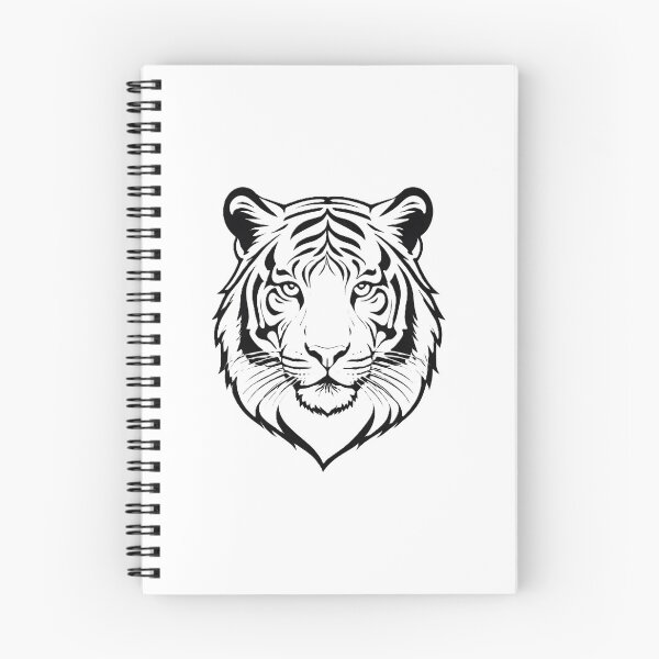 Item preview, Minimal Line Art Tiger – Elegant Nature Aesthetic Design - 4 designed and sold by RELAX STATION.