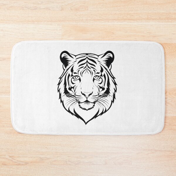 Item preview, Minimal Line Art Tiger – Elegant Nature Aesthetic Design - 4 designed and sold by RELAX STATION.
