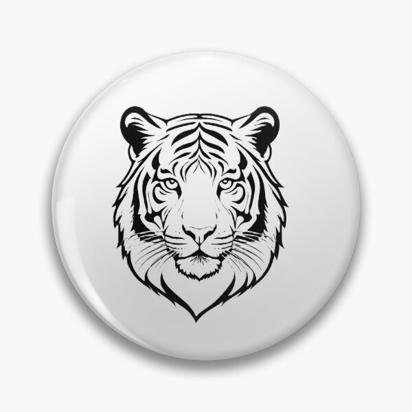 Item preview, Minimal Line Art Tiger – Elegant Nature Aesthetic Design - 4 designed and sold by RELAX STATION.
