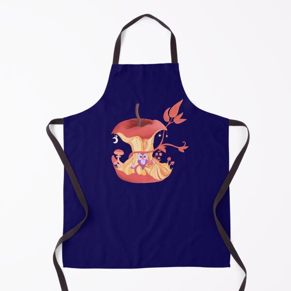 Item preview, Magic Apple – Fantasy illustration with purple owl designed and sold by marlenamyr.
