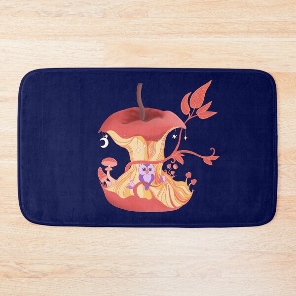 Item preview, Magic Apple – Fantasy illustration with purple owl designed and sold by marlenamyr.