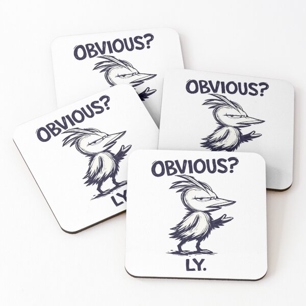 Item preview, OBVIOUS? LY. – Sarcastic Chipy The Bird designed and sold by InnerwayStudio.
