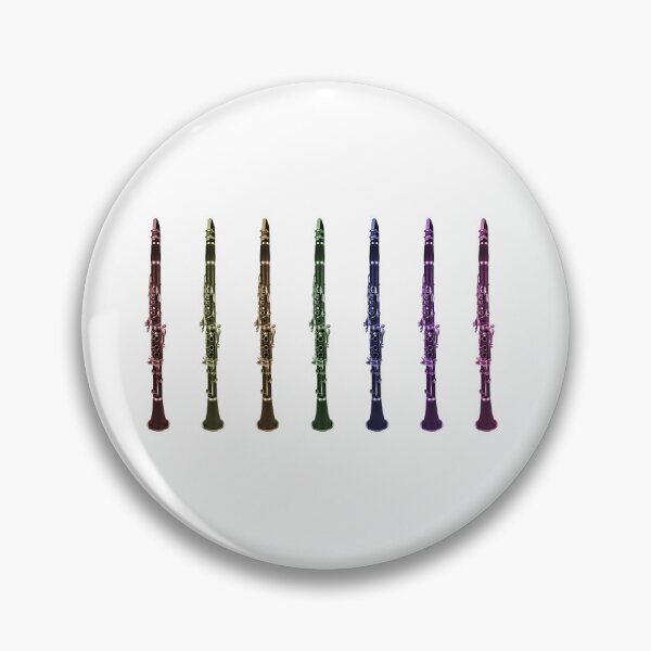 Item preview, Rainbow Clarinet Art – Colorful Woodwind Instrument Music Lover Design designed and sold by ValeriesGallery.