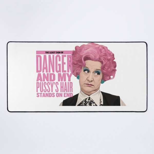 Item preview, Mrs. Slocombe Pink Hair Retro Comedy Quote designed and sold by TshirtsOnline-.