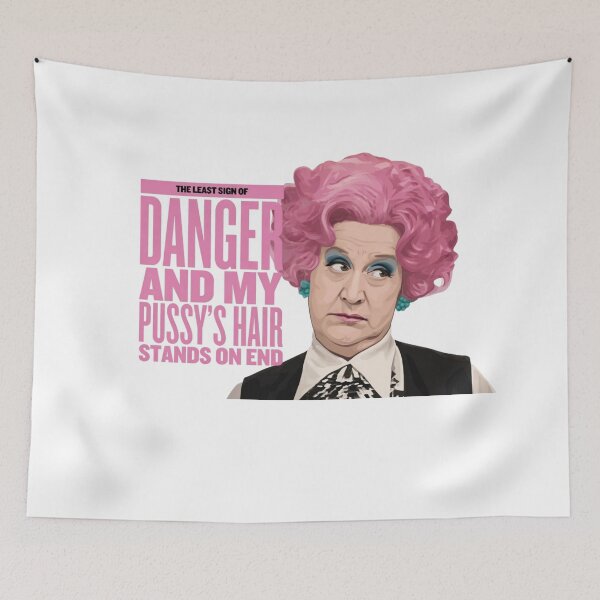 Item preview, Mrs. Slocombe Pink Hair Retro Comedy Quote designed and sold by TshirtsOnline-.