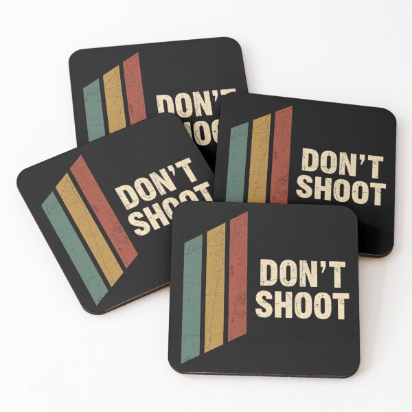 Item preview, Don't Shoot Vintage Retro Slogan - Distressed 70s Stripe Art designed and sold by PACS0011.