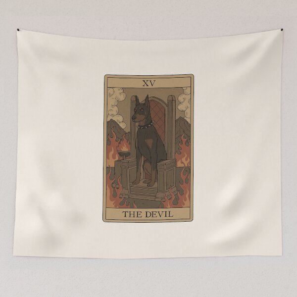 Item preview, The Devil - Dogs Tarot designed and sold by Thiago Corrêa.