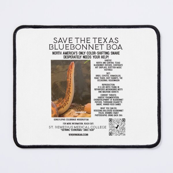 Item preview, Save the Texas Bluebonnet Boa designed and sold by StRemedius.