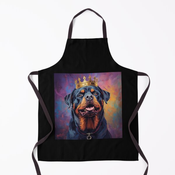 Item preview, Rottweiler King – Regal Dog with Crown designed and sold by Silaris Designs.